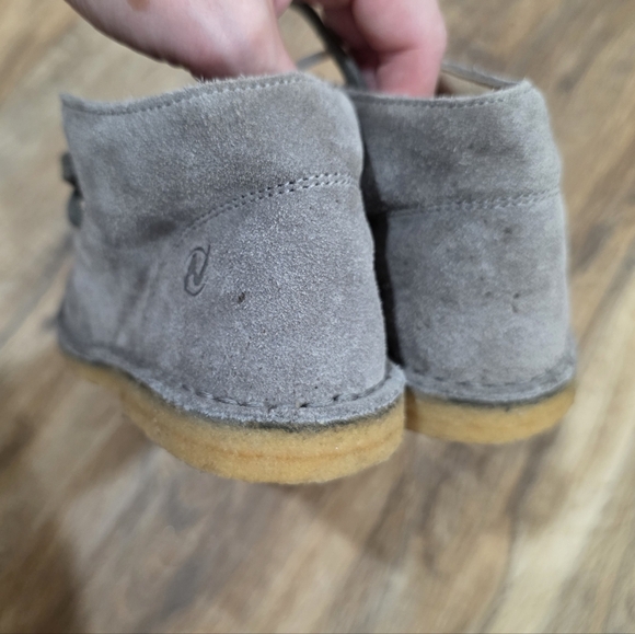 NWOT Naturino Nordstrom Kids Gray Suede Ankle Boots Size 28 - Picture 3 of 6
